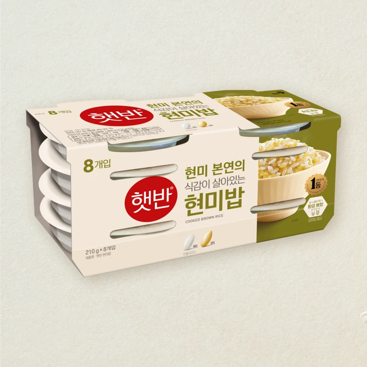 햇반 현미밥 210gX8개
