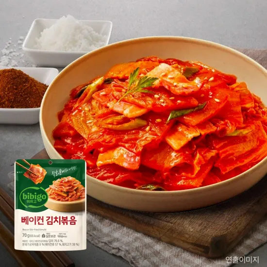 비비고 베이컨 김치볶음 70g