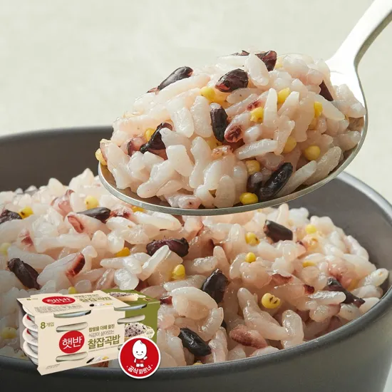 햇반 찰잡곡밥 210g*8번들