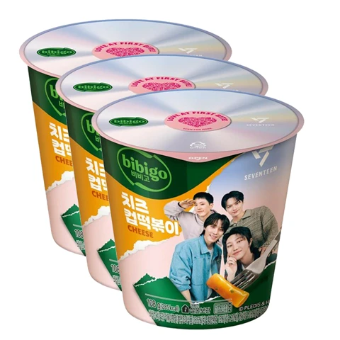 비비고 치즈 컵떡볶이108gX3개
