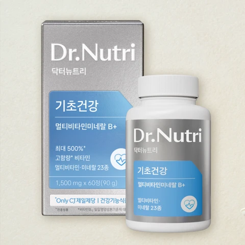 닥터뉴트리 멀티비타민미네랄 B+ 1500mgX60정(60일분)