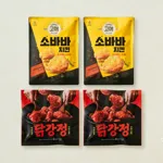 [무료배송]고메 소바바 소이허니순살 375gX2개+CJ 닭강정 480gX2개 (총 4개)