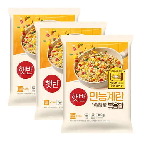 [주말타임특가]햇반 만능계란볶음밥 400gX3개