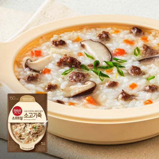 햇반소프트밀 소고기죽 280g