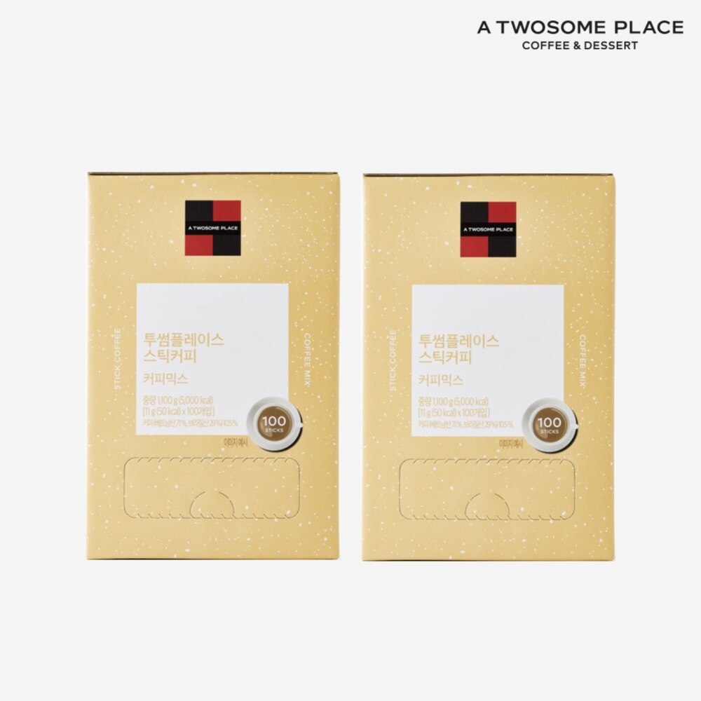 [오늘특가]투썸 스틱 커피믹스 100입X2개