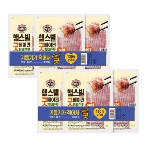 햄스빌굿베이컨130g*3x2개