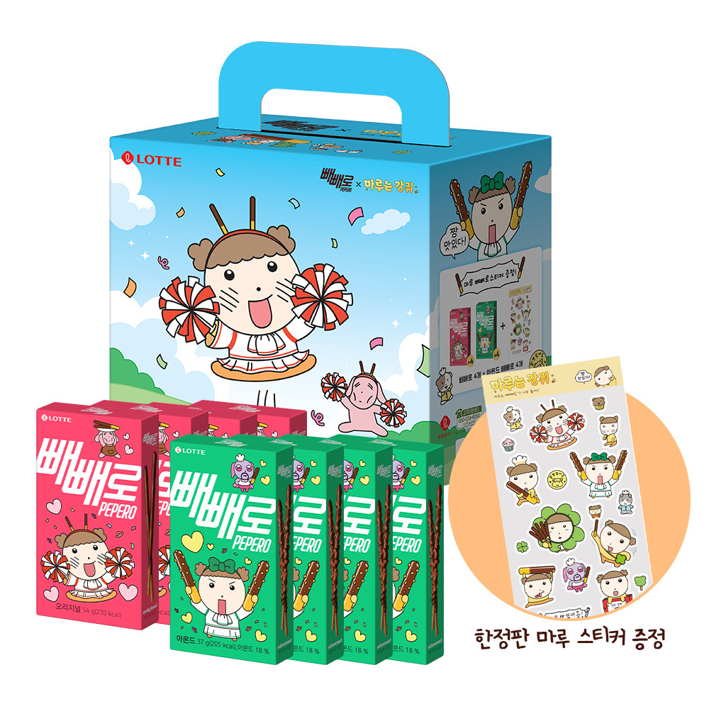 [CJ더마켓] [행사]마루는강쥐 빼빼로 기획팩(8입)