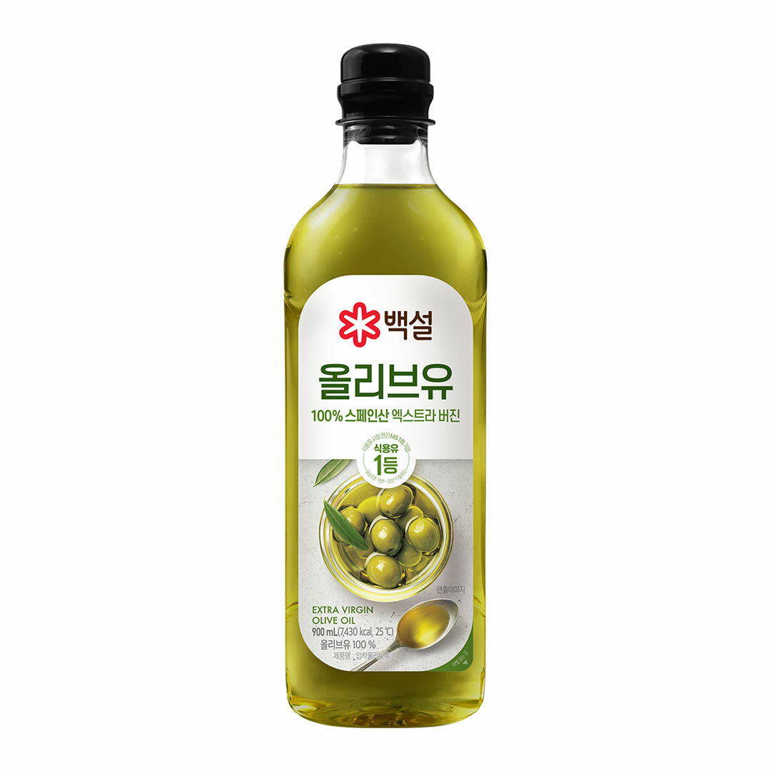 백설 압착올리브유 900ml