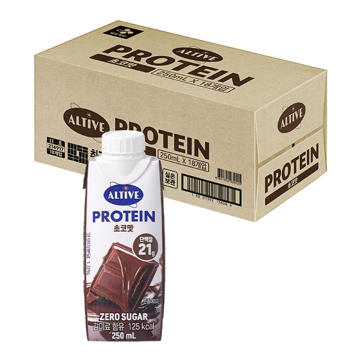 얼티브 비건프로틴 초코 250mlx18개(1box)
