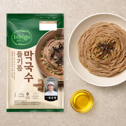 비비고 들기름막국수2인 377g