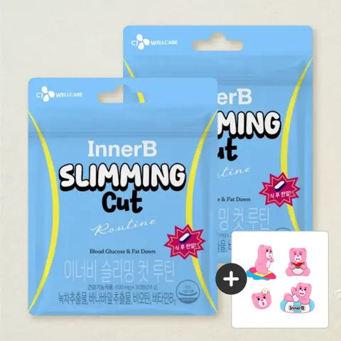 이너비 슬리밍 컷 루틴 800mgX30정X2개+[사은품]벨리곰 파츠