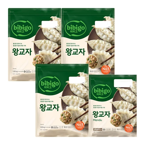 [만두세트]비비고 왕교자1.05kgX3개+315g 총 4개