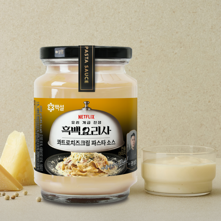 [CJ더마켓] [1+1]백설 콰트로치즈크림 파스타소스 430G