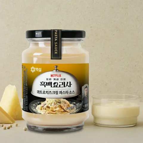 백설 콰트로치즈크림 파스타소스 430G