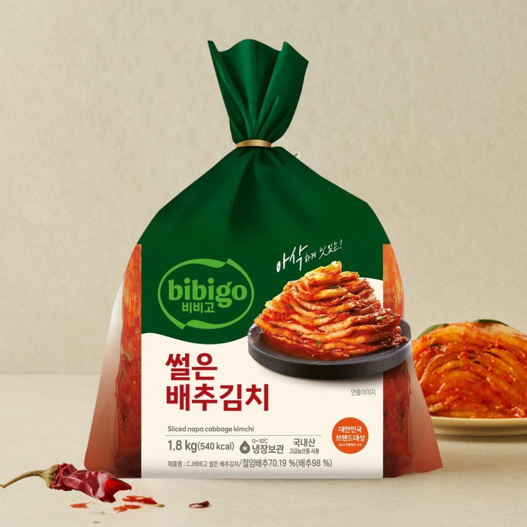 [CJ더마켓] 비비고 썰은배추김치 1.8kg