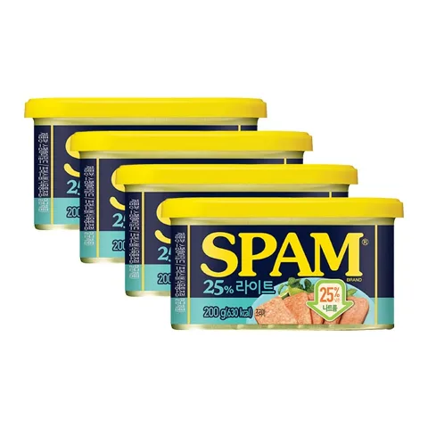 [600개한정] 스팸마일드(25%라이트) 200gx4개