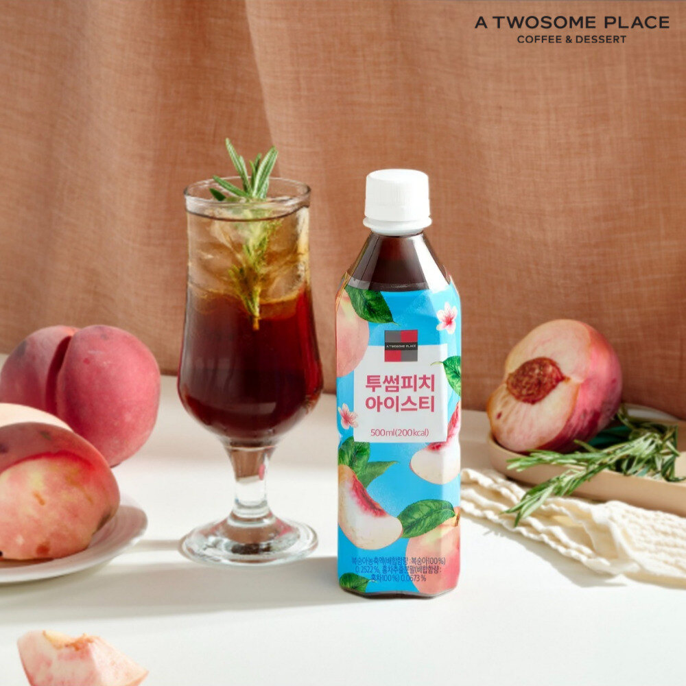 [오늘특가]투썸 피치아이스티 500mlx24개