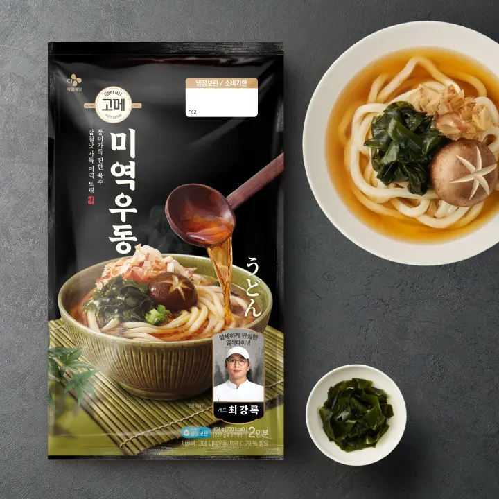 고메 미역우동 2인 454g