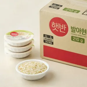 [박스특가]햇반 발아현미밥 210gX36개