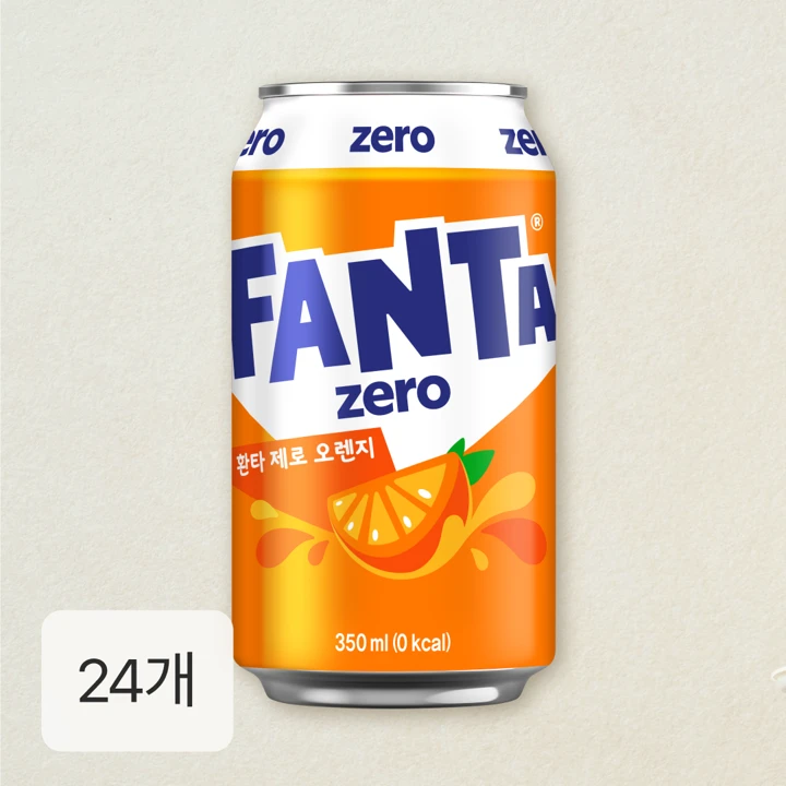환타 제로 오렌지 350ml X24