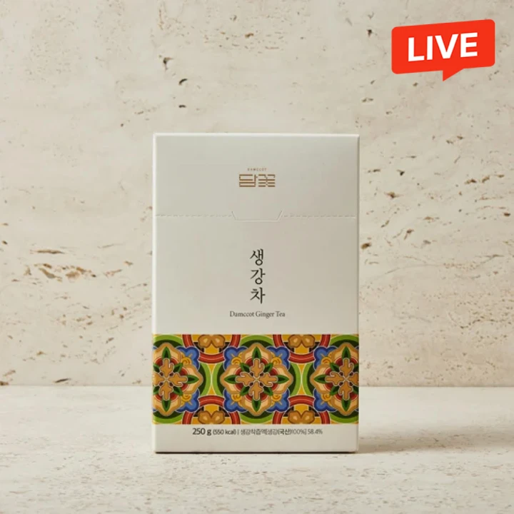 담꽃 생강차 스틱형(25g, 10스틱)