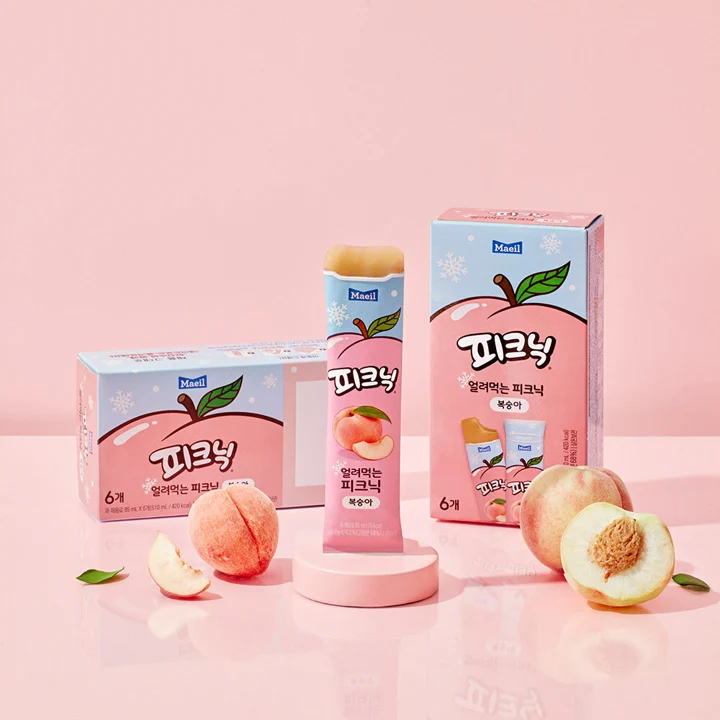 얼려먹는 피크닉 복숭아 85ml 24팩