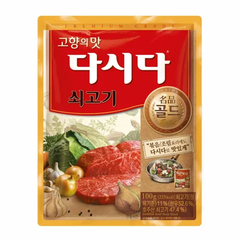 명품 다시다 쇠고기 골드 100g