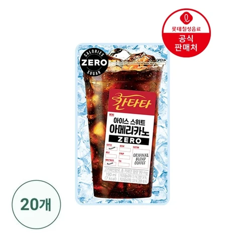 [행사]칸타타 스위트 아메리카노 파우치 190ml x 20펫