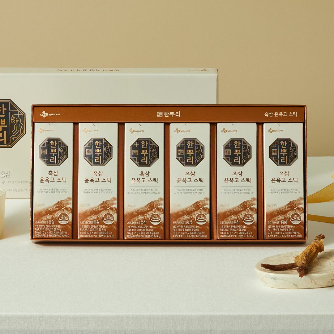 [26설선물세트] 한뿌리 흑삼 윤옥고스틱 10g*30입