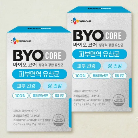 바이오코어 피부면역 유산균 30포X2개(2개월)
