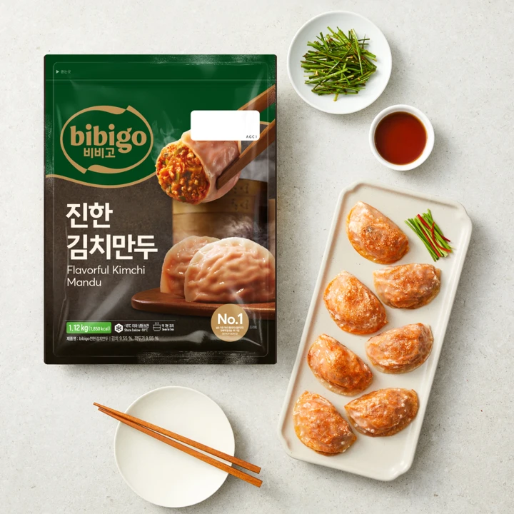 비비고 진한김치만두 1.12kg