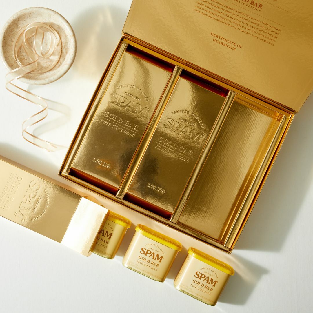 [26설선물세트] 스팸 골드바 더마켓 에디션