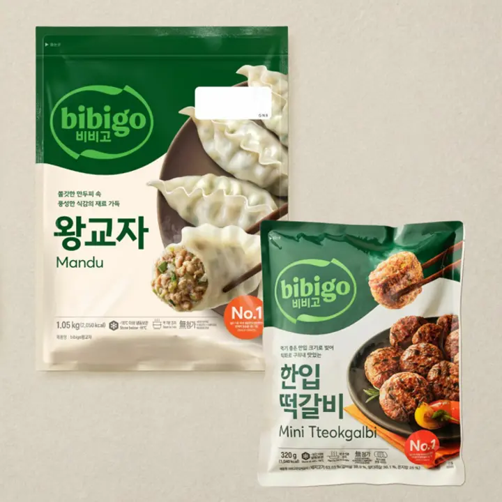 비비고 왕교자 1.05kg + 한입떡갈비 320g