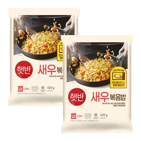 [300개한정]햇반 새우볶음밥 420gX2개