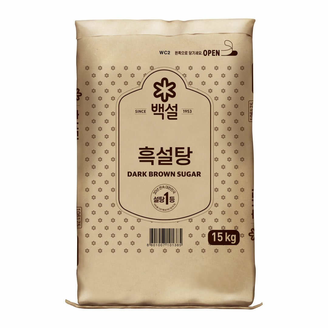 [대용량]백설 흑설탕 15kg