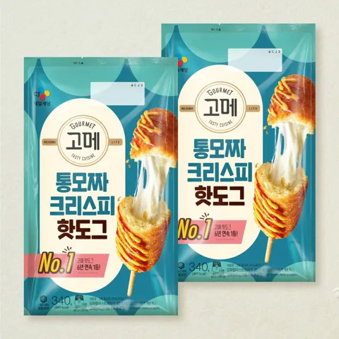 고메 통모짜 핫도그 340gX2개