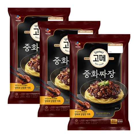 [주말타임특가]고메 중화짜장 760gX3개
