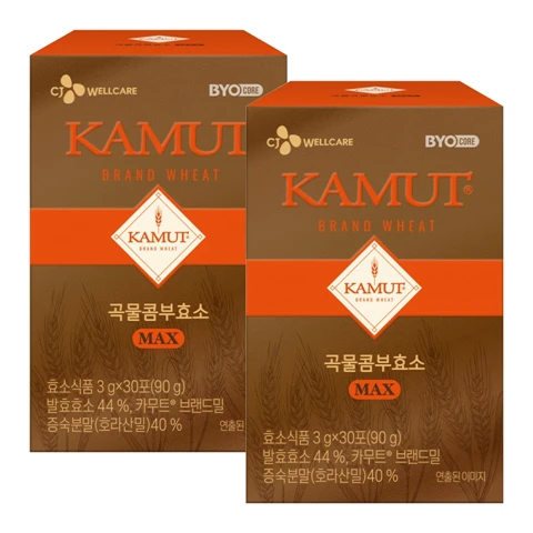 바이오코어 카무트 곡물콤부효소 MAX 30포X2개