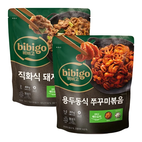 [6/20 하루] 비비고 직화식 돼지불고기 400gX1개 + 비비고 용두동식 쭈꾸미볶음 355gX1개