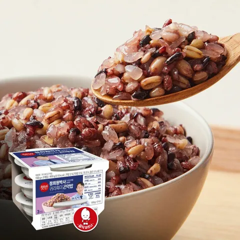 [정희원 박사 레시피]햇반 라이스플랜 귀리흑미 곤약밥 150gX3번들