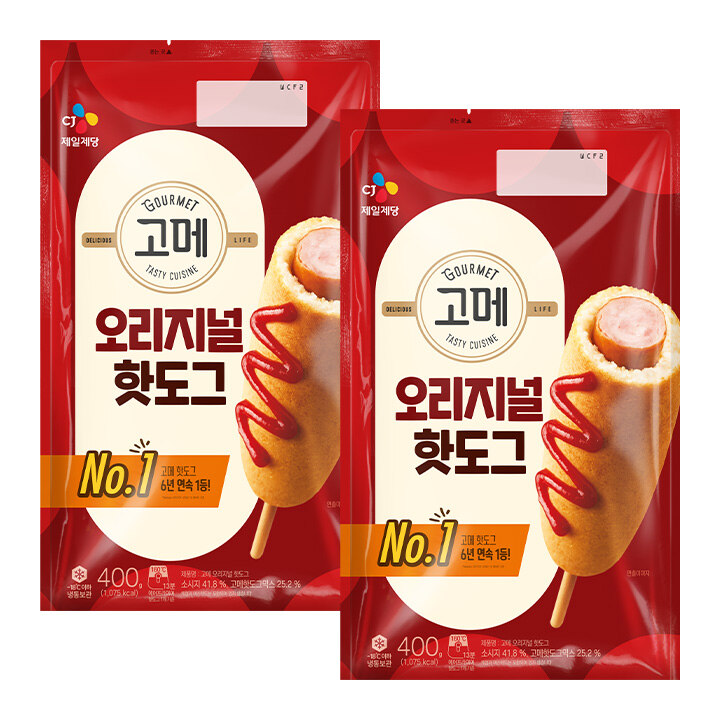 고메오리지널 핫도그 400g x 2개