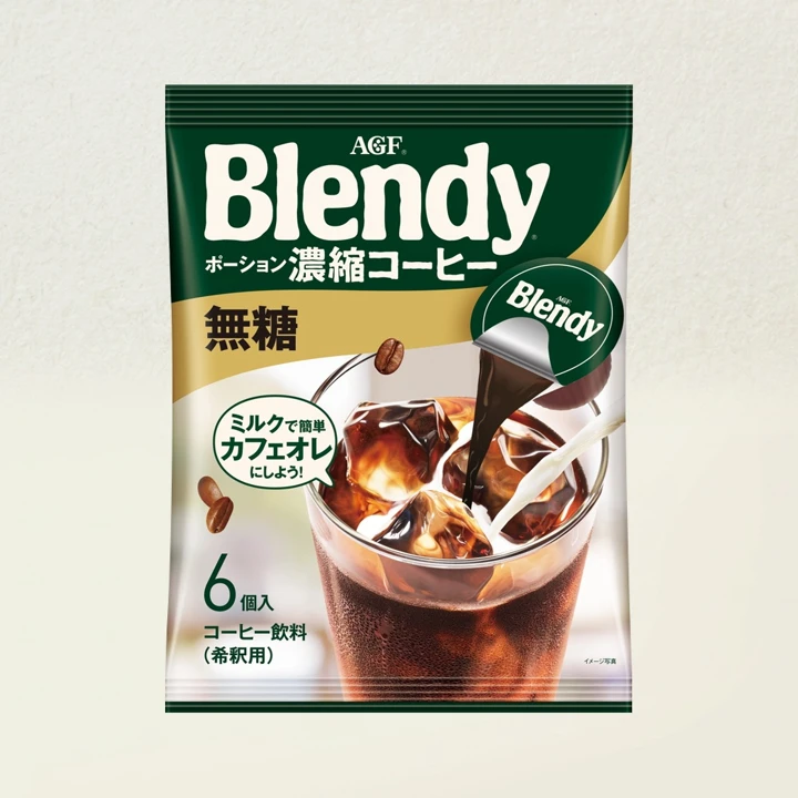 아지노모토 포션커피 깔끔한 블랙 6P 108g