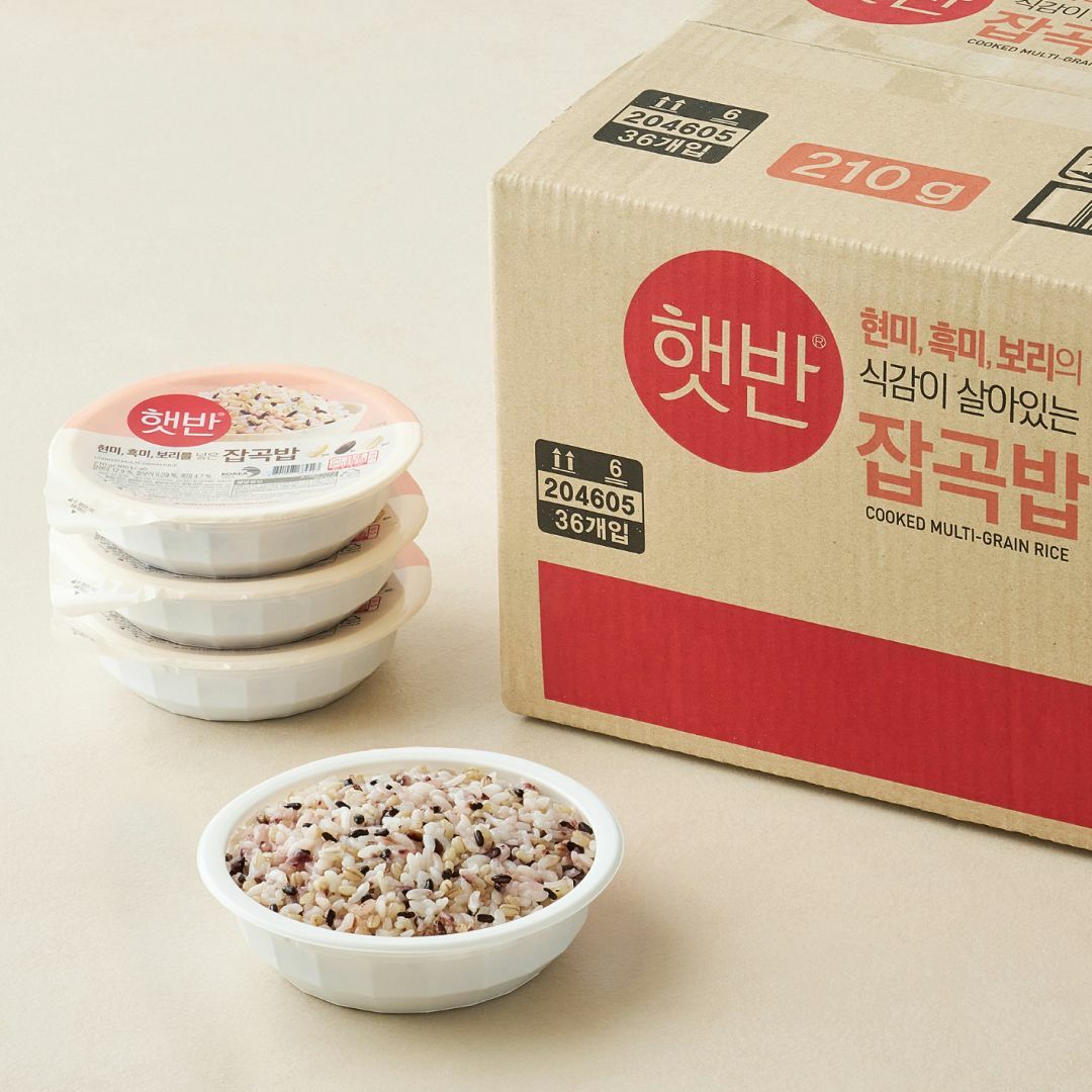 [CJ더마켓] [박스특가]햇반 잡곡밥 210gX36개