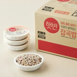 [박스특가]햇반 잡곡밥 210gX36개