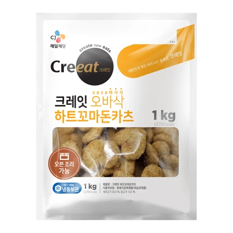 [1+1]크레잇 하트꼬마돈카츠 1kg