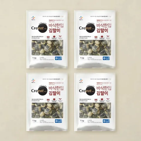 크레잇 바삭한입 김말이 1kgX4개