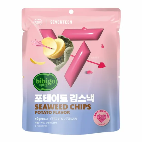 [비비고|세븐틴]비비고 포테이토 김스낵 40g