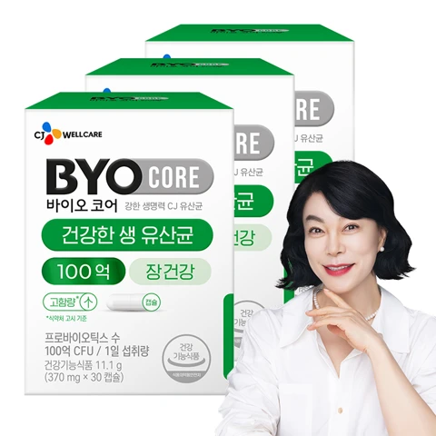 바이오코어 건강한 생유산균 100억(캡슐)(1개월) x 3개