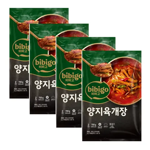 [국물맛집] 비비고 양지육개장 700gX 4개