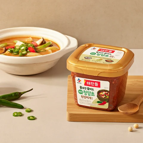 해찬들 물로만끓여도 칼칼한 청양초 된장찌개양념 450g